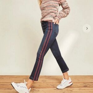 Veronica Beard CAROLYN BABY BOOT JEAN | SIDE STRIPE